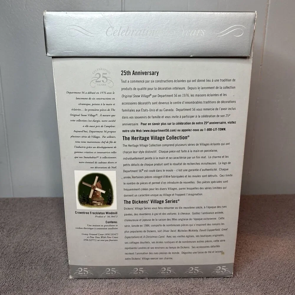 Department Dept 56 Dickens Village 58472 CROWNTREE FRECKLETON WINDMILL 56.58472 - Picture 9 of 12